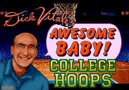 Dick Vitales Awesome Baby College Hoops