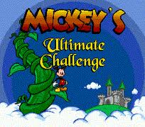 Mickeys Ultimate Challenge