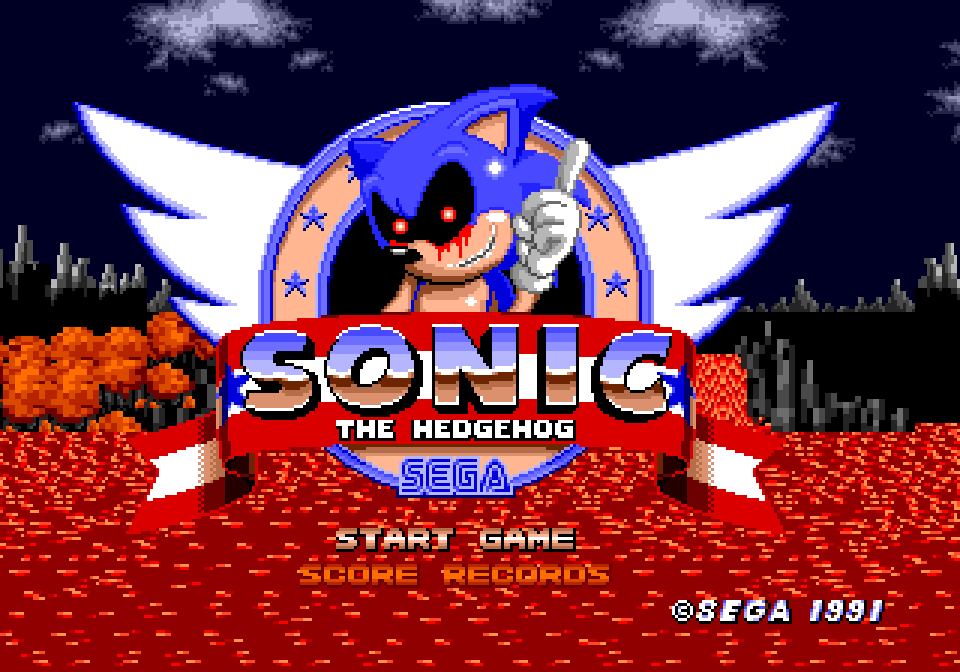Включи игры соника exe. Игры Соник ехе сега 666. Sonic CD Sega картридж ехе. Сега игра Соник exe. Соник ехе 1.