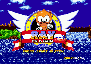 Ray the Flying Squirrel in Sonic the Hedgehog