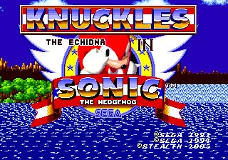 Knuckles the Echidna in Sonic the Hedgehog