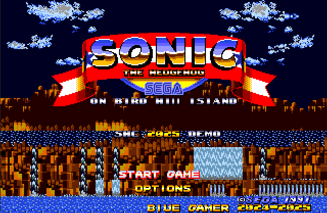 Sonic 1 on Bird Hill Island Demo
